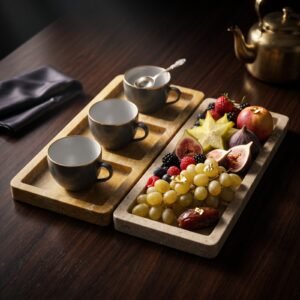 Elegant Dual Serving Tray Set