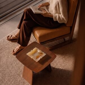 Golden Bloom Decorative Accent Tray